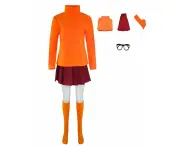 Velma Cosplay Dress Womens Costume