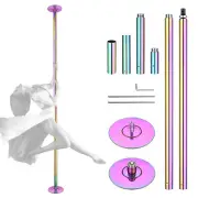 9FT Stripper Pole 45MM Dancing Pole Kit Spinning Static for Party Club Fitness