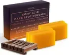 Dark Spot Soap Bars Kojic Acid + Vitamins with Soap Holder 4 Pack