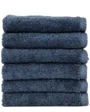 Linum Home Textiles Set of 6 Soft Twist Washcloths