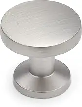 homdiy 10 Pack Brushed Nickel Cabinet Knobs Silver Dresser Drawer Knobs Brushed Nickel Kitchen Cabinet Hardware