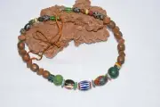 Ancien collier africain beads,anciennes perles de verres dites "millefiori"