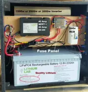 Total Offgrid Lithium Solar DC Portable 12V Inverter Generator w Lithium battery