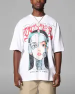 [LOITER] Loiter Cyber Geisha Vintage T-shirt White - Size M M White