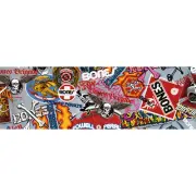 Powell Peralta Skateboard Griptape Collage 4 10.5" x 33" Sheet