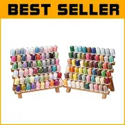 120 Vibrant Polyester Machine Embroidery Thread Kit - 550Y for Creative Designs