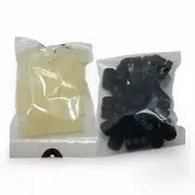 Jagwire Rubber donuts 1.1mm Black Clear 30Pcs