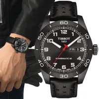 在飛比找PChome24h購物優惠-TISSOT天梭 PRS516 經典賽車機械腕錶 42mm/