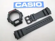 Genuine Casio G-Shock DW6600 DW6900 black resin watch band bezel plastic buckle