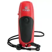 Fox Unisex's Electronic 3 Tone 40 Whistles Black One Size