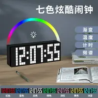 在飛比找樂天市場購物網優惠-2022新款多功能led數字學習計定時器鬧鐘 電子時鐘桌面兒