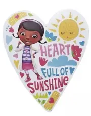 Disney Doc McStuffins "Heart Full of Sunshine" Metal Sign/Wall Decor Hanging