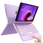 Case with Keyboard for iPad 10.2,Touch Trackpad Keyboard Case for iPad Purple