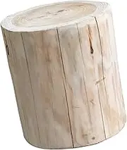 Solid Wood Stool Multi-Purpose Step Stool for Nail Salon Living Room and Outdoor Use