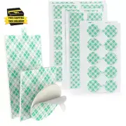 Double Sided Foam Tape Self-Adhesive Mounting Tape 60Pcs 4026 0.06" Thick White