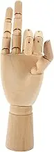 Zerodeko Wooden Hand Model with Flexible Fingers Movable Hand Mechanism for Sketch Art Crafts and Home Decor for Artists and Animation Enthusiasts