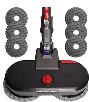 Electric Mop Spray Head with LED Lights for Dyson V12, digital slim(V10 Slim) Cleaners, Including a Water Tank and 6 Mop Wipes