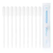 40pcs Plastic 10ml Pipettes Dropper Disposable Transfer Calibrated with Scale