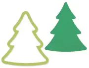 Sizzix Framelits Tree 2pc set #665255 Retail $14.99 use with Tree Shaker Dome!