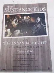 SUNDANCE KIDS MARCH 2009 AUSTRALIAN TOUR POSTER MINT