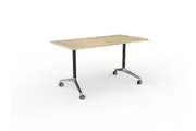 OL Modulus Castor Leg Meeting Table Oak Top