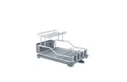 Aluminum Dish Rack with Tray & Holder, Rust free, Stainless, Dishrack, Drainer
