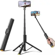 58" Selfie Stick Tripod – Portable & Extendable Phone Tripod, All-in-One Stand for iPhone & Android