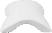 MUNEFE U Shape White Arm Pillow, Memory Foam Pillow with Arm Hole, Memory Foam Arch Cuddle Pillow for Travel Sleeping