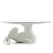 Cupcake Stand, Easter Decorations, Ceramic Dessert Plates for Eggs and