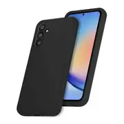 ZUSLAB Galaxy A35 Case Nano Silicone Shockproof Gel Rubber Bumper Protective Cover for Samsung (2024) - Black