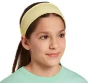 2 pack DSG girls OSFA sport headband yellow chill