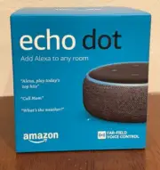 Amazon Echo Dot 3rd Generation with Alexa Voice Media Device - Charcoal