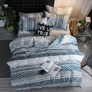 Fabric Fantastic Dennings Super King Size Quilt/doona/duvet Cover Set