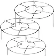3pcs Steam Rack Height Steamer Rack for Electric Pressure Cooker Steaming Stand for Cooking Buns Eggs Fish and More