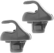 Space-parts Sun Visor Retainer Support Hook Clips Bracket Sunvisor Retainer Clips Fit for Honda Fit for Civic CR-V Fit for Acura TSX RSX Replace#74437, 88217S04003ZA, 88217-S04-003ZA (2Pcs)