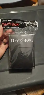 Ultra Pro 80 Card Deck Box - Black