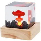 Nuclear Explosion Lamp USB Powered Mushroom Cloud Lamp Creative 3D Night Lightރ