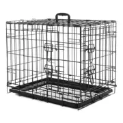 Royale Portable Metal Frame Collapsible Cat/Dog/Puppy Kennel/Crate/Cage 61cm