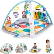 4-In-1 Tunes Music and Language Play Gym and Piano Tummy Time Activity Mat