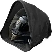 Motorcycle Helmet Bag, Helmet Protection Bag, Drawstring Bag | Large Capacity Sports Supplies Storage, Lightweight Velvet Fabric Travel Backpack, Black/White, Refer to description