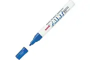 1 x Uni PAINT MARKER PX-20 BLUE Medium-Fine OIL Based - Marks On Anything!!