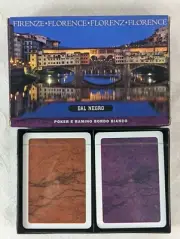 Del Negro playing Cards For Gin Rummy, Poker, Rome pictures, from ITALY. 2 Decks