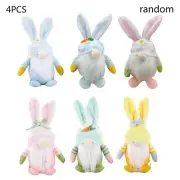 4Pcs Easter Decorations,Easter Gnome Faceless Plush Decor with