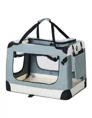 [i.Pet] Large Portable Pet Carrier in Blue