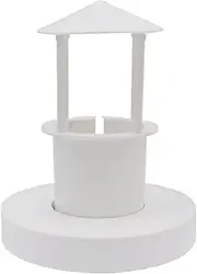 Outdoor Water Feature Floating Mist Dispenset Maker LED Light Floating Sprayer ABS Fogger Water Fountain for Mini Pool Pond Fish Tanka Fountain Supplies