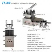 23/30mm JY180 Swing Bench Quick Change Lathe Blade New Posts&Holders Tool Slide