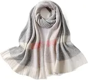 100% Pure Wool Women's Shawl Multifunctional Wear Thin Fashion Scarf Solid Color Wool Vest Shawl