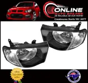 Headlight Pair LH+RH fit Mitsubishi Triton Ute ML 06-09 GLS GLX-R VR head lamp (for: Mitsubishi)