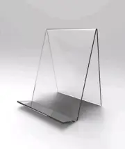 Book Display Holder Acrylic Perspex Recipes Books Libraries Universities