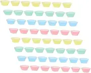 TIDTALEO 200pcs Solid Color Cupcake Liners Greaseproof Baking Cups for Parties Muffin Wrappers for Desserts Birthdays Weddings Colors Mixed